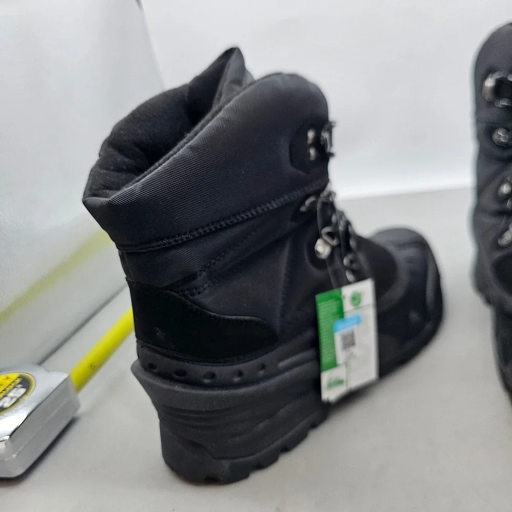 Itasca Mens Black Snow Boots 3M Thinsulate Insulated Winter Work Boots Size 12